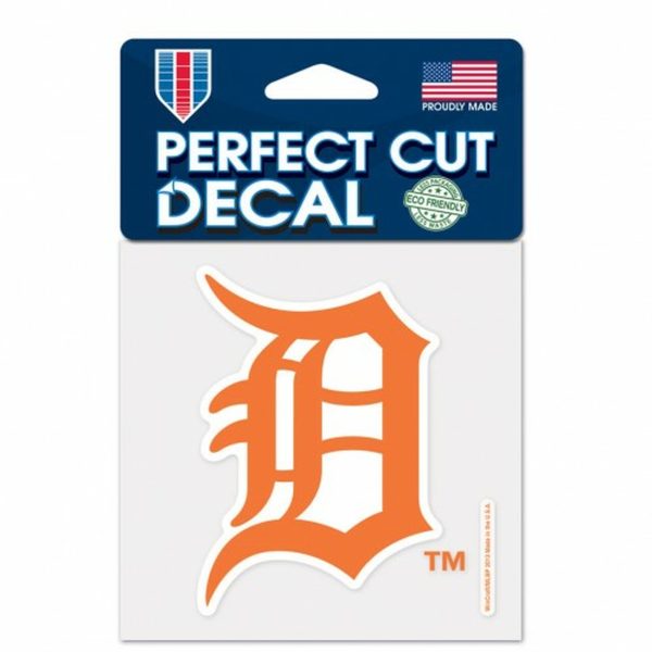 Detroit Tigers Decal 4x4 Perfect Cut Discount