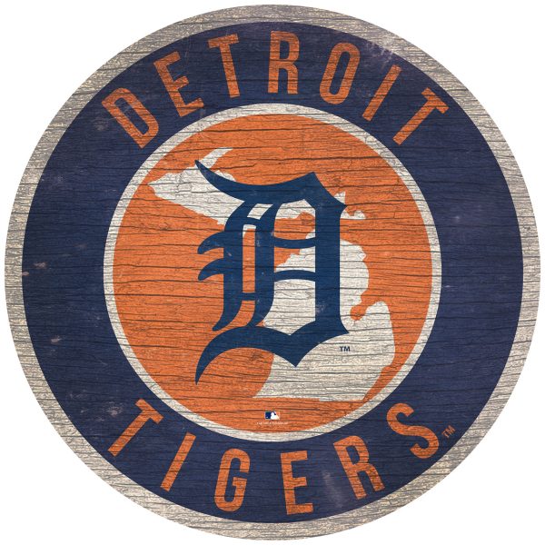 Detroit Tigers Wood Sign Discount
