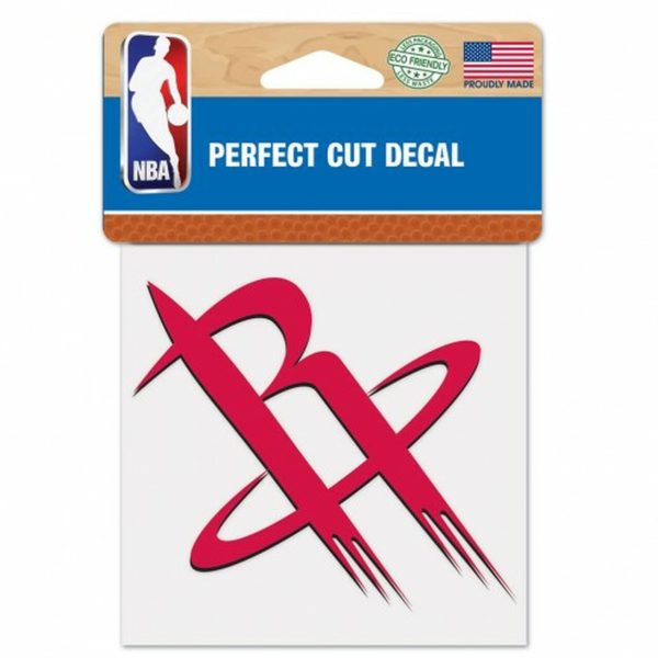 Houston Rockets Decal 4x4 Perfect Cut Discount