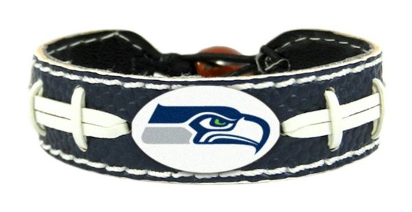 Seattle Seahawks Bracelet Team Color Football Hot on Sale - Image 2